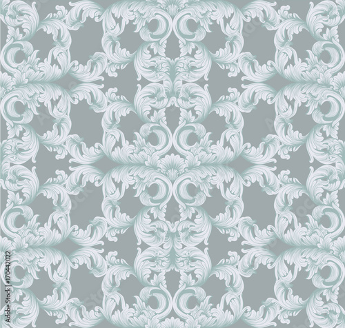 Fototapeta Naklejka Na Ścianę i Meble -  Luxury ornament background Vector. Rich imperial intricate elements. Victorian Royal style pattern