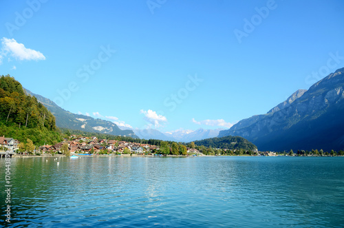 view from Lake Brienz  Switzerland