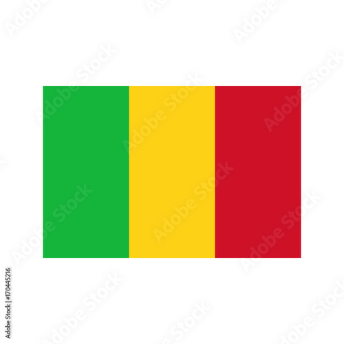 Mali flag illustration