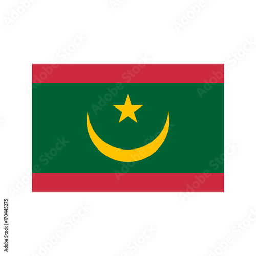 Mauritania flag illustration