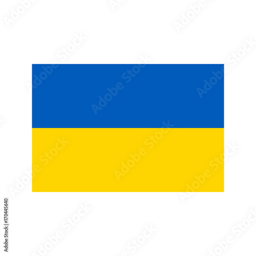 Ukraine flag illustration