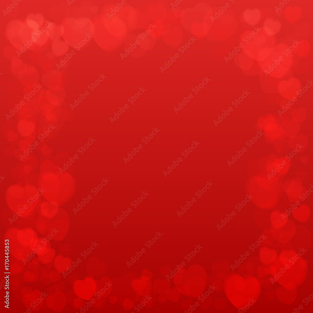 Vector background frame with hearts. Valentines Day Card Vector background frame with hearts. Valentines Day Card