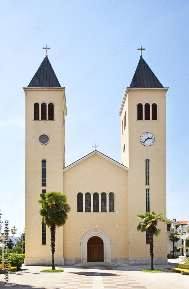 St. Francis Church in Caplina. Bosnia and Herzegovina