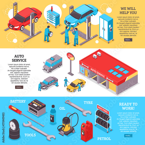 Auto Service Banners