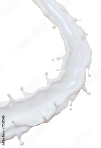 Milk or Yogurt splash
