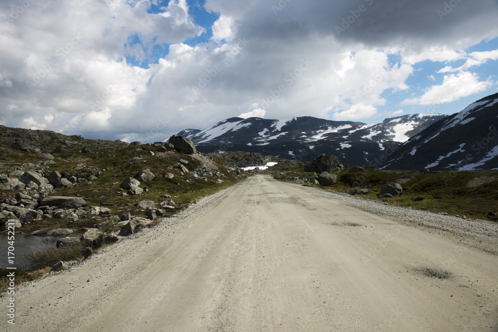 gamle strynefjellsvegen road in norway