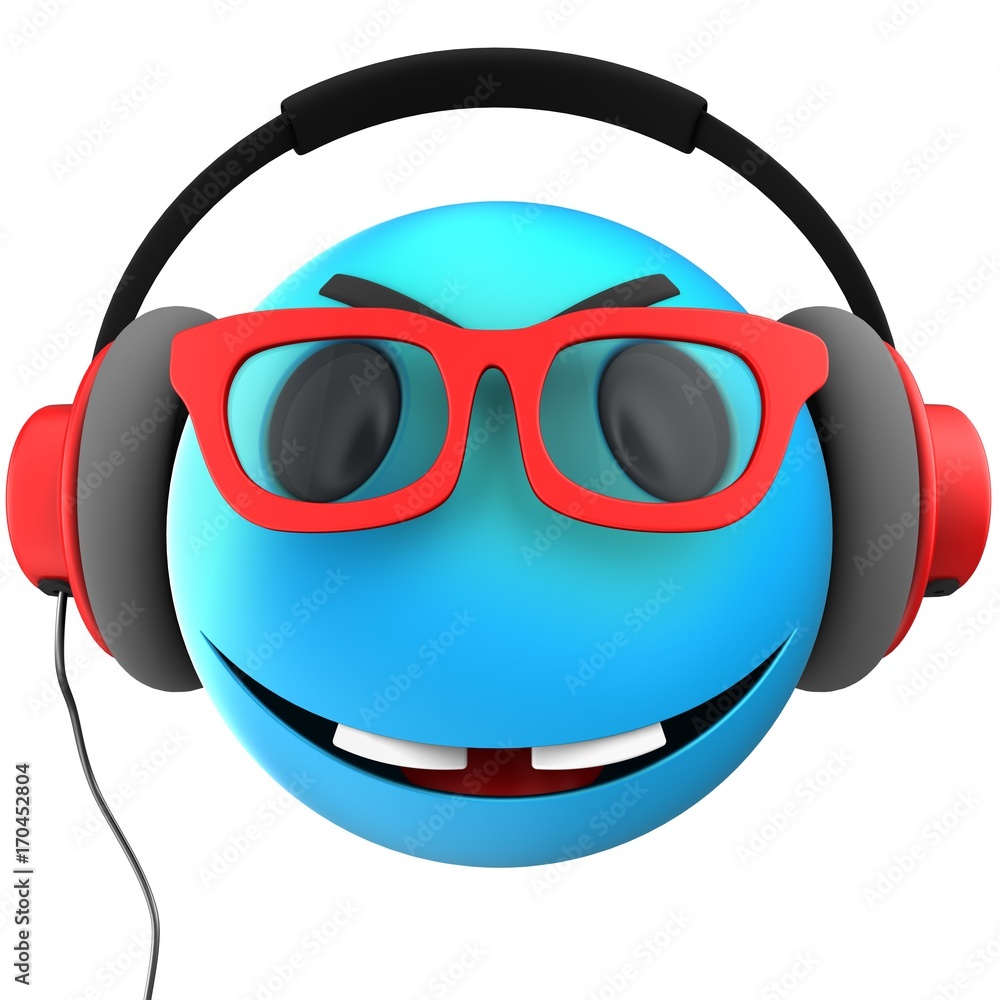 3d blue emoticon smile 3d blue emoticon smile