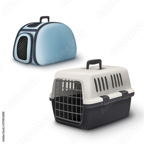 Vector pets carrier