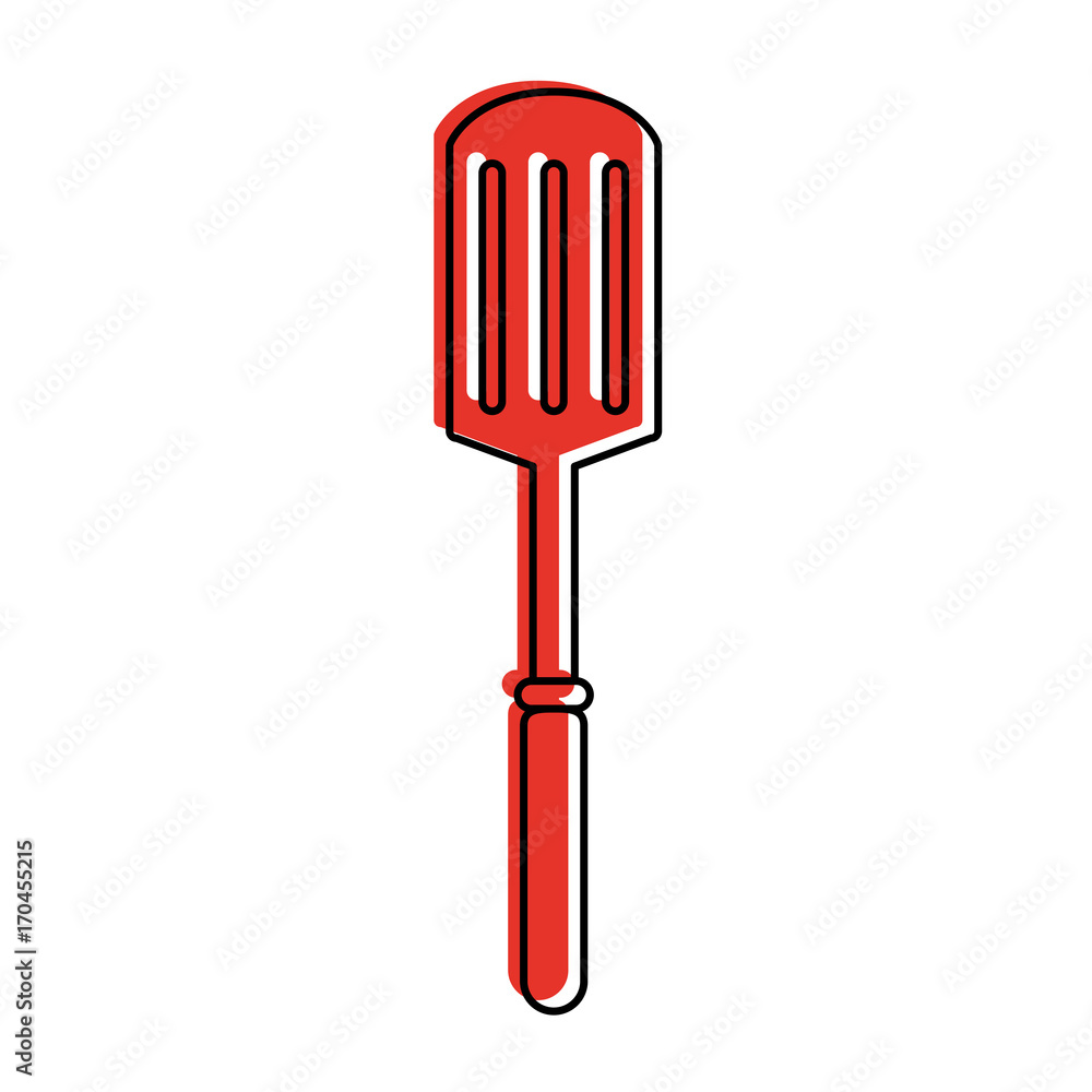 spatula kitchenware icon image vector illustration design red color spatula kitchenware icon image vector illustration design red color