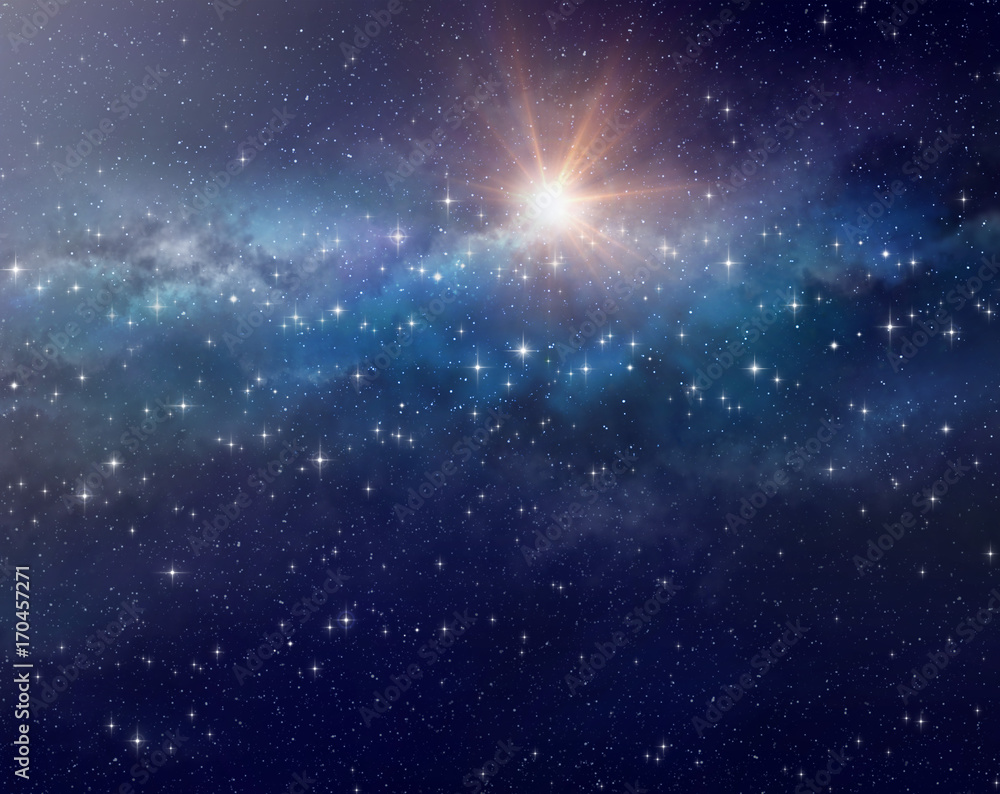 Space background Galaxy