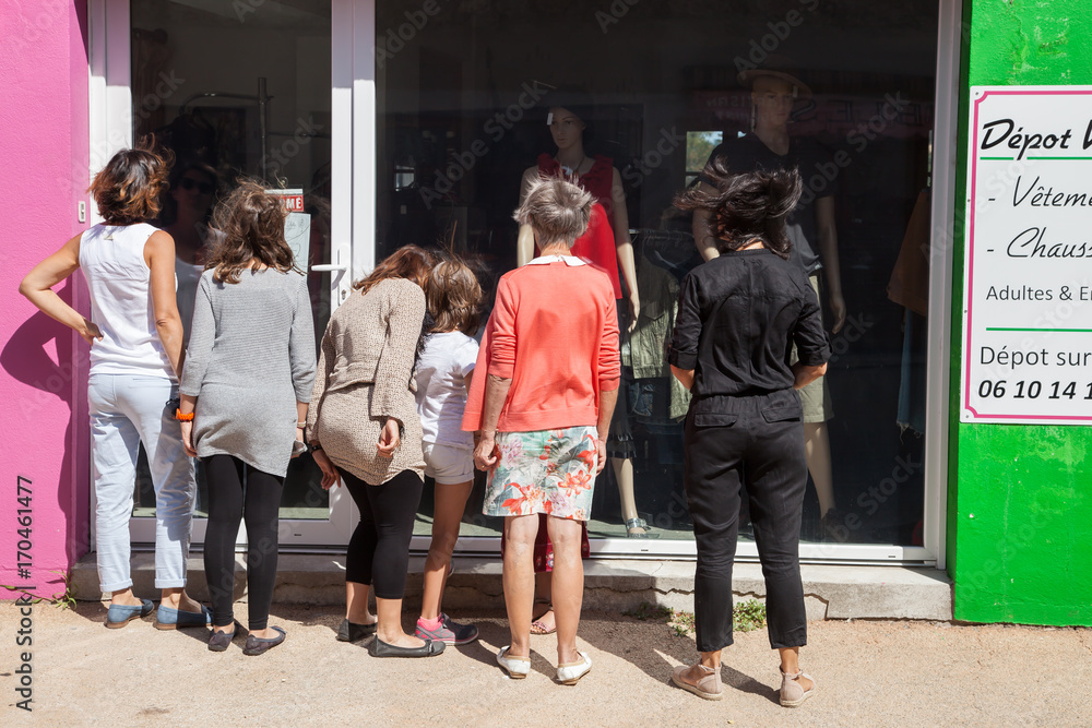 Fototapeta premium Lèche-vitrine