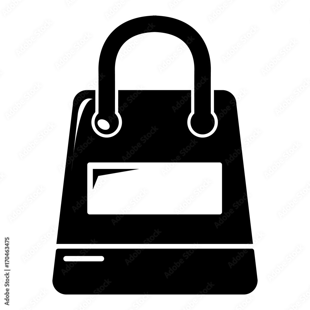 Shopping bag icon , simple style Shopping bag icon , simple style