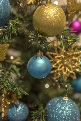 Christmas tree with ornaments