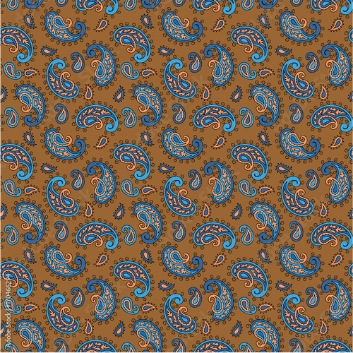paisley pattern for textile and wrapping use