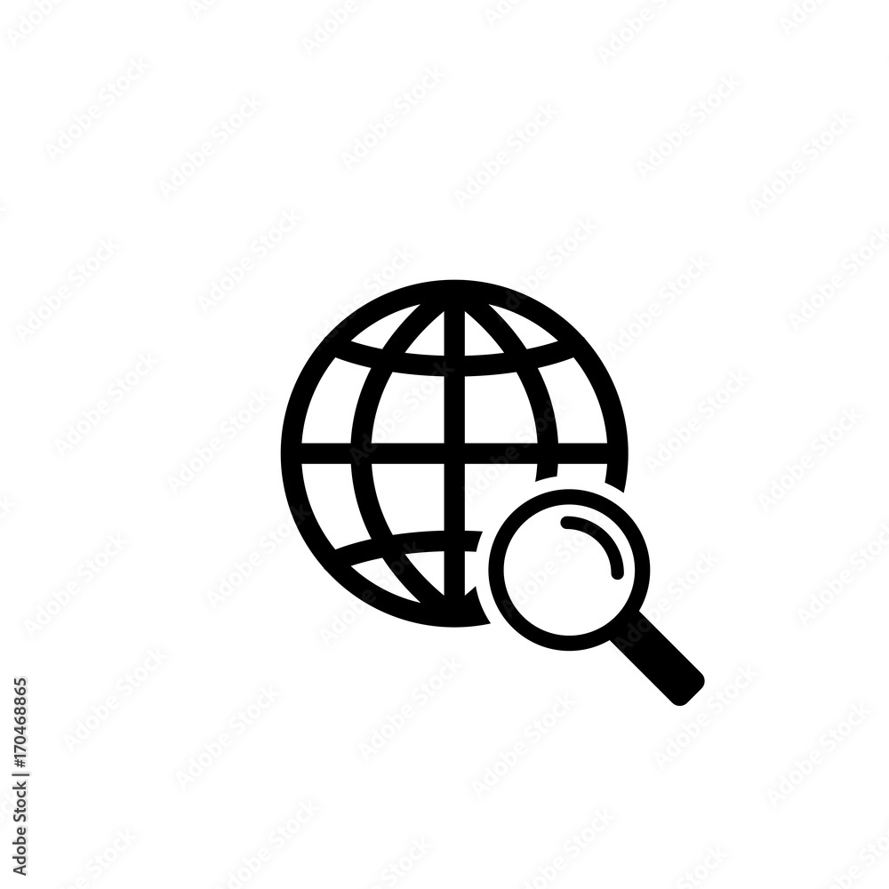 internet gobal searching icon black internet gobal searching icon black