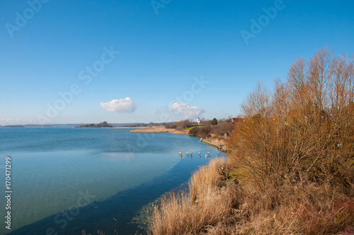 Danish coast near town of Kalvehave photo