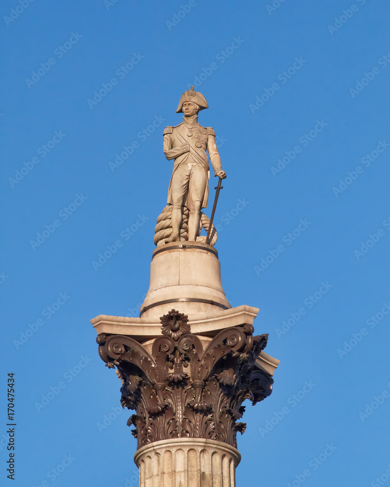 London, Nelson's column in Trafalgar square