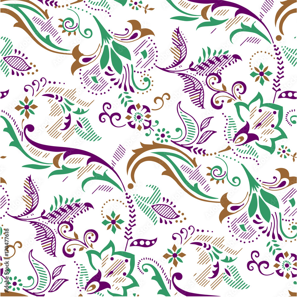 paisley pattern for textile and wrapping use
