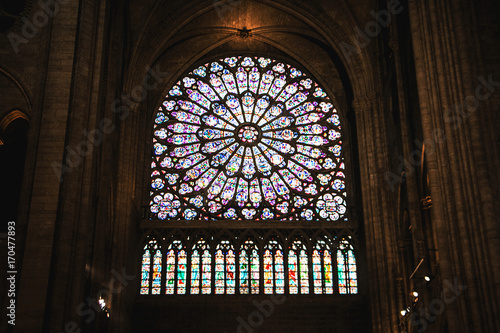 Stain glass from Notre Dame
