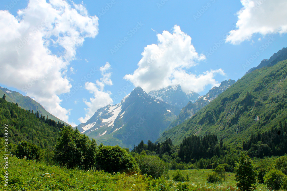 mountains landscape