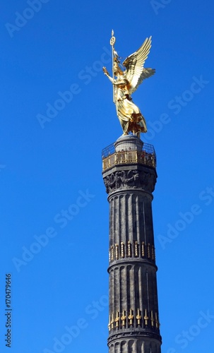 Victory Column is a monument in Berlin photo