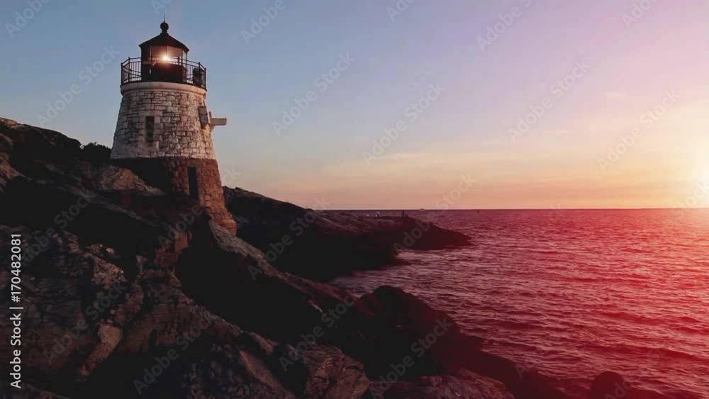 Lighthouse at sunset Lighthouse at sunset