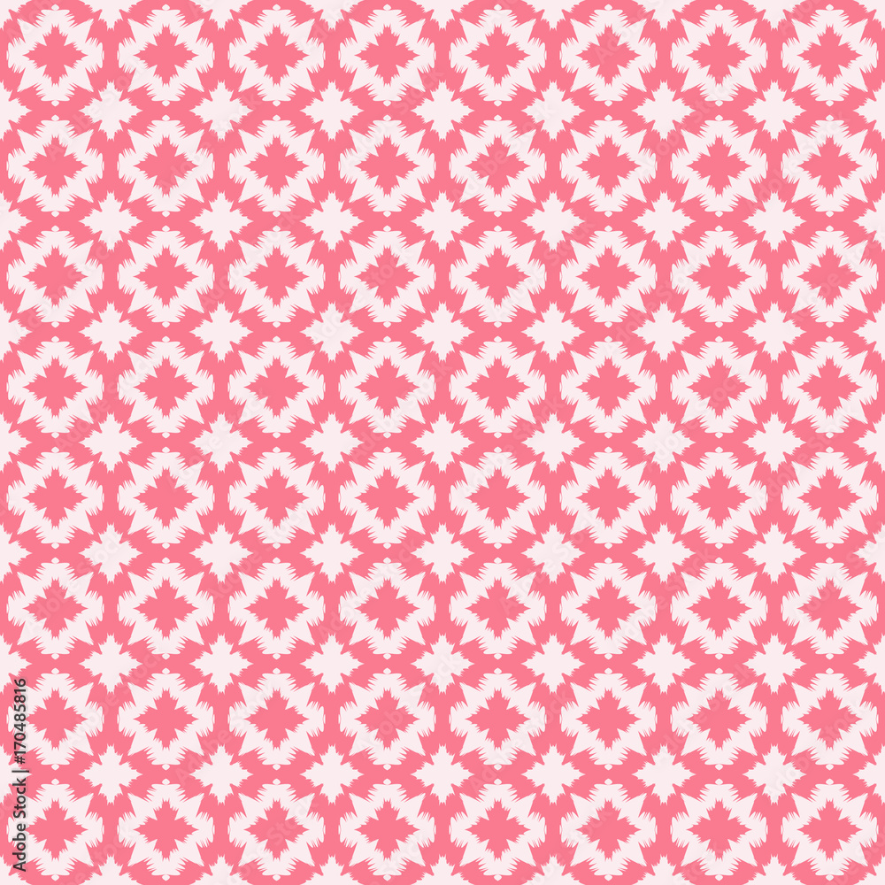 Abstract geometric floral background. Seamless vector pattern. Abstract geometric floral background. Seamless vector pattern.