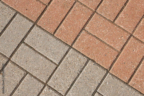 background from paving with ornament