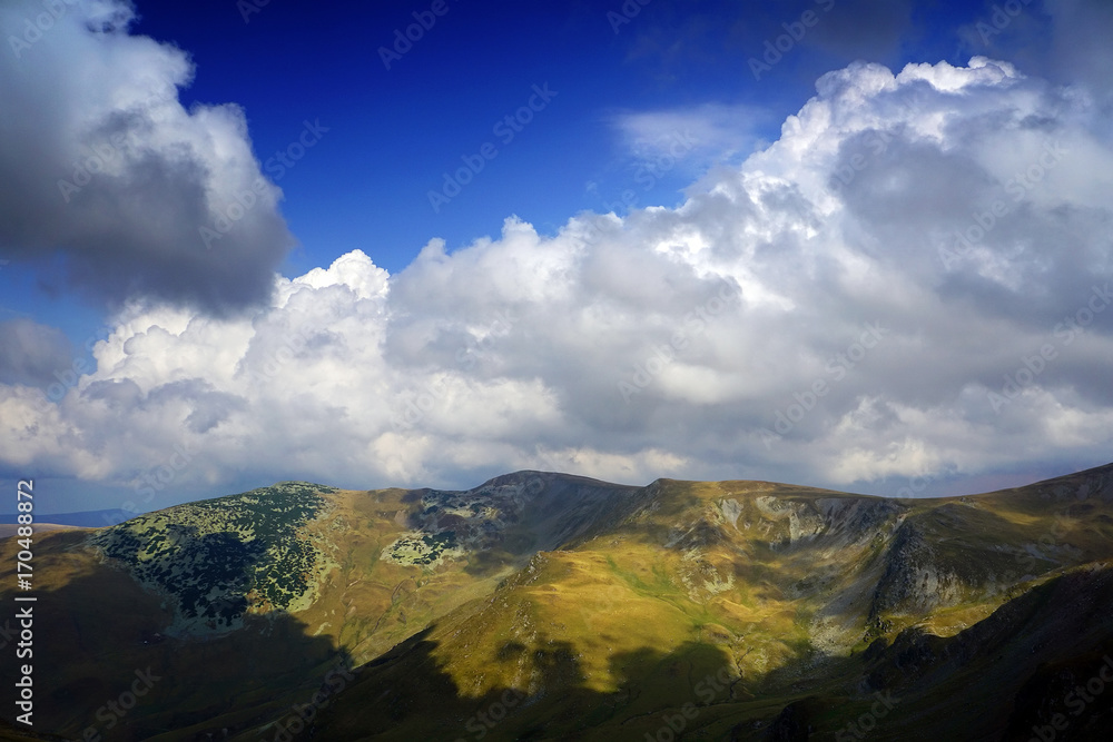 Alpine landscape in the Carpathians, Romania, Europe