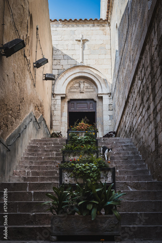 Fototapeta Naklejka Na Ścianę i Meble -  Escaliers vers la Chapelle