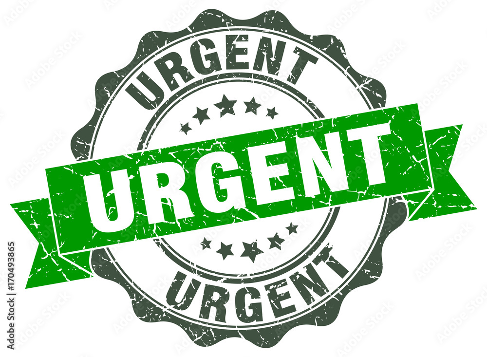 urgent stamp. sign. seal urgent stamp. sign. seal