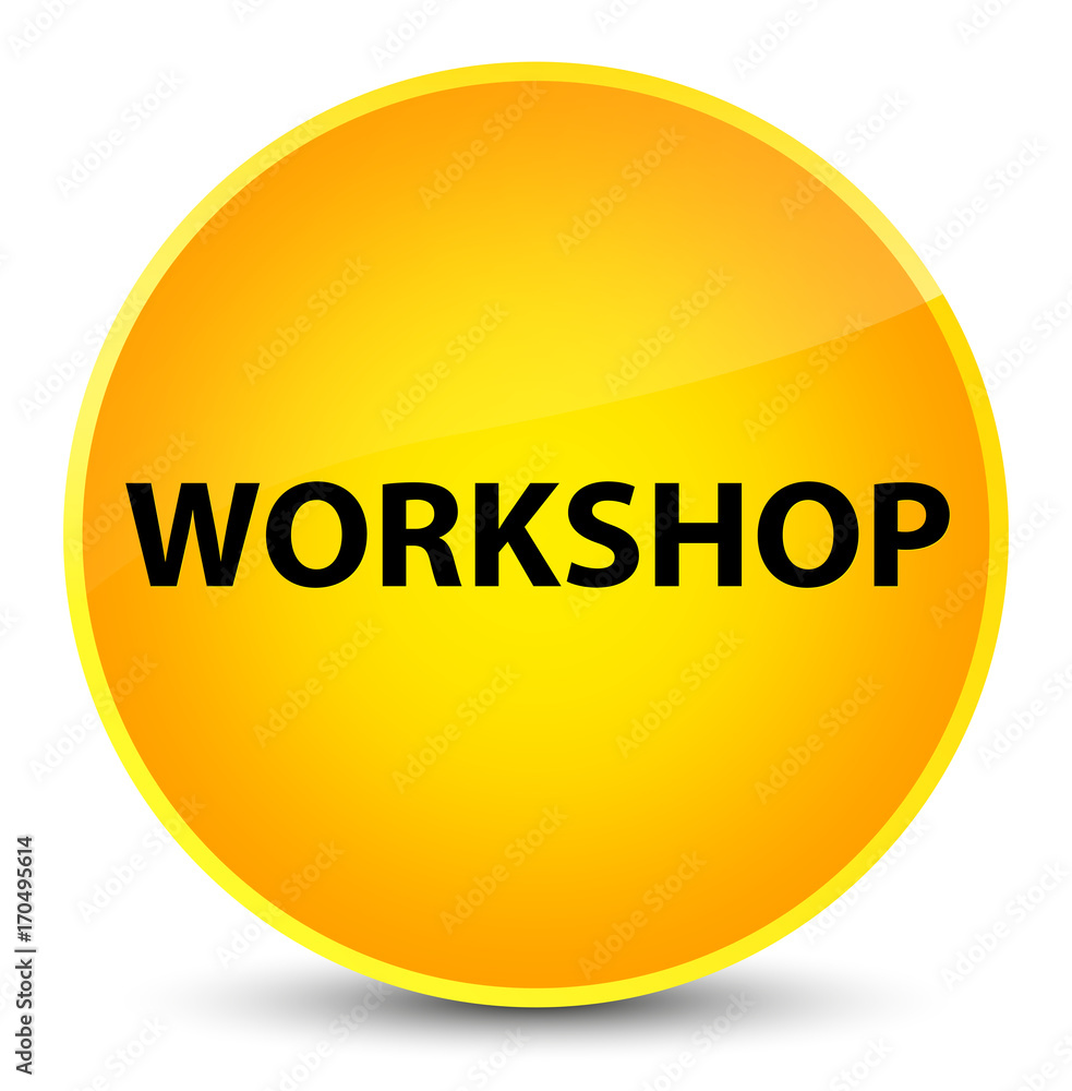 Workshop elegant yellow round button Workshop elegant yellow round button