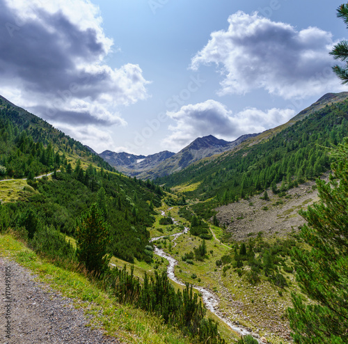 Alpine green valley