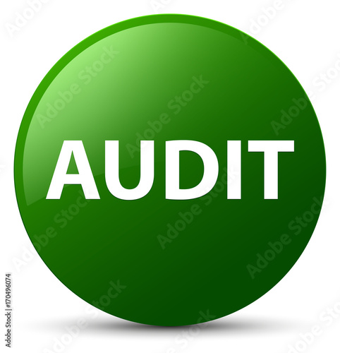 Audit green round button