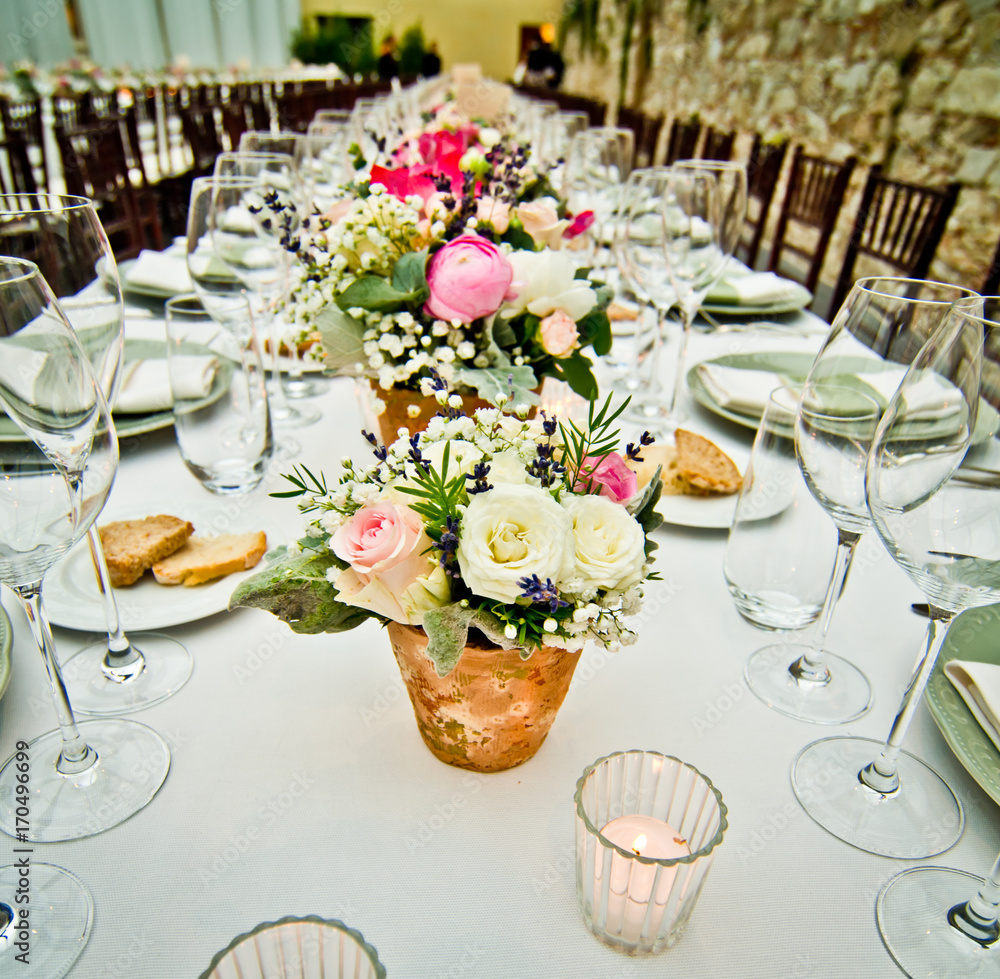 Fototapeta premium table set for wedding