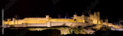 Cité de Carcassonne de nuit