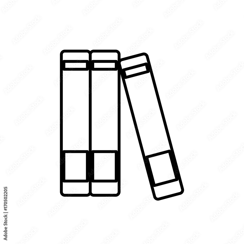 Set of books icon vector illustration graphic design Set of books icon vector illustration graphic design