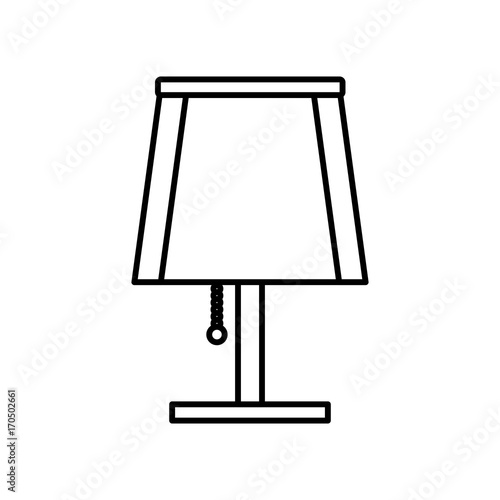 Night light lamp icon vector illustration graphic design