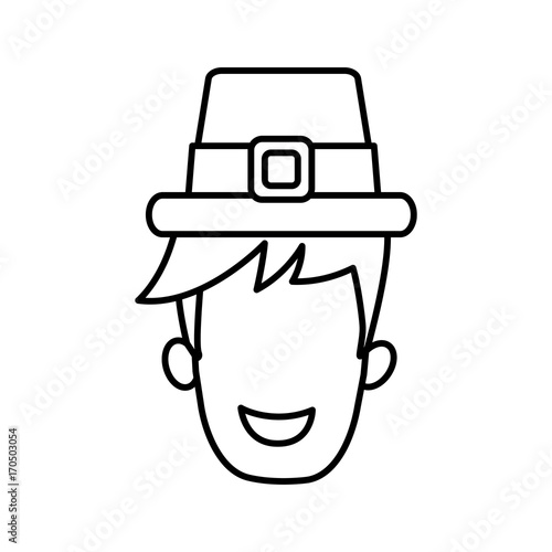 Male vintage hat icon vector illustration graphic design