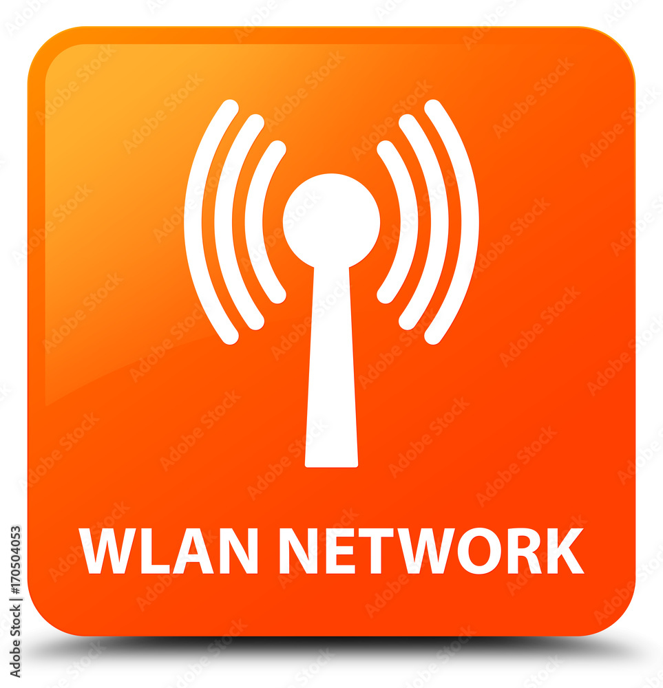 Wlan network orange square button Wlan network orange square button
