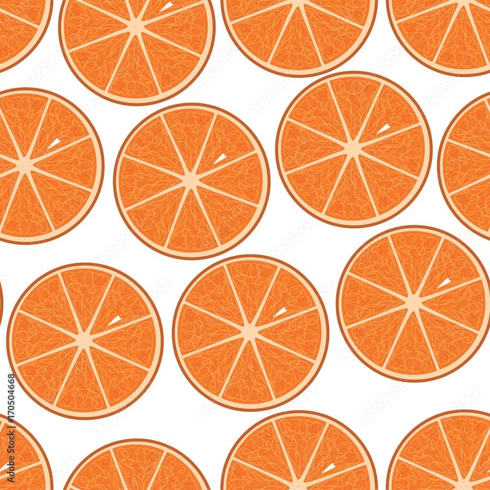 Oranges seamless pattern. Vector illustration. Oranges seamless pattern. Vector illustration.