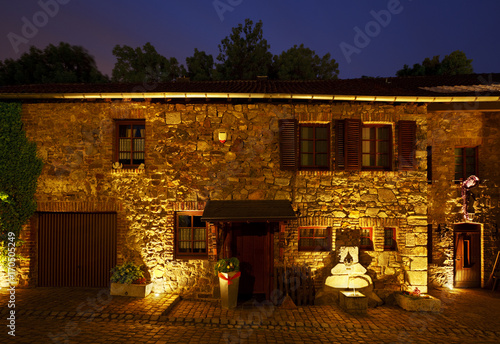 Medieval Houses At Night, Germany photo