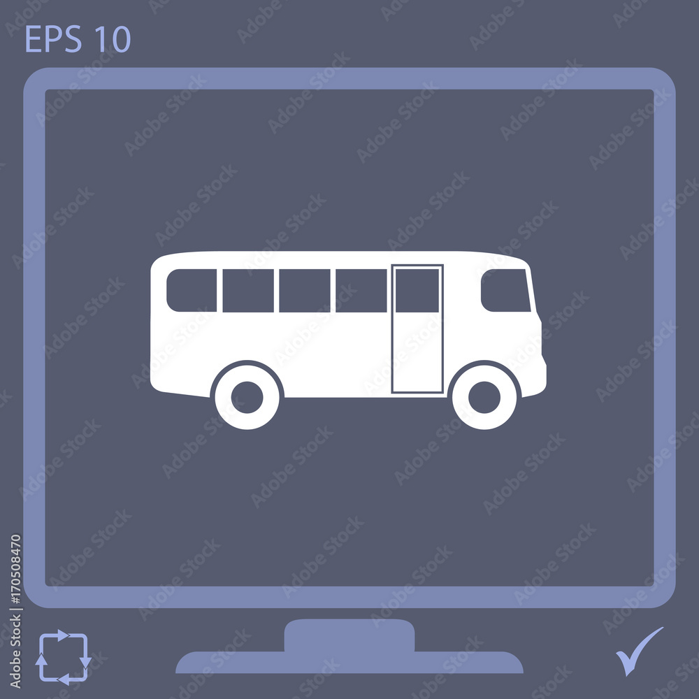 bus vector icon bus vector icon
