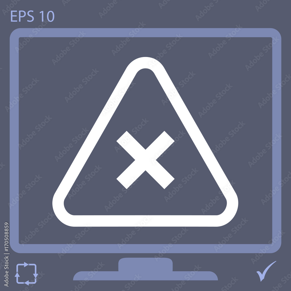 Fototapeta premium prohibition vector icon