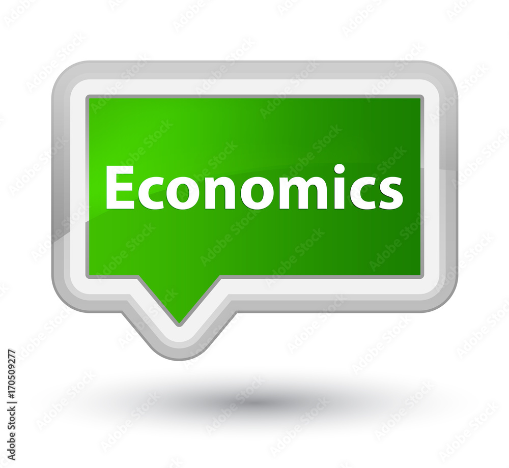 Economics prime green banner button Economics prime green banner button