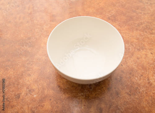 white bowl on the table