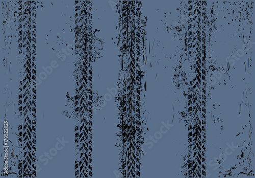 Tire traces as a speed concept