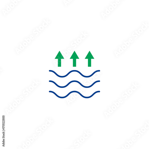 Water flat icon