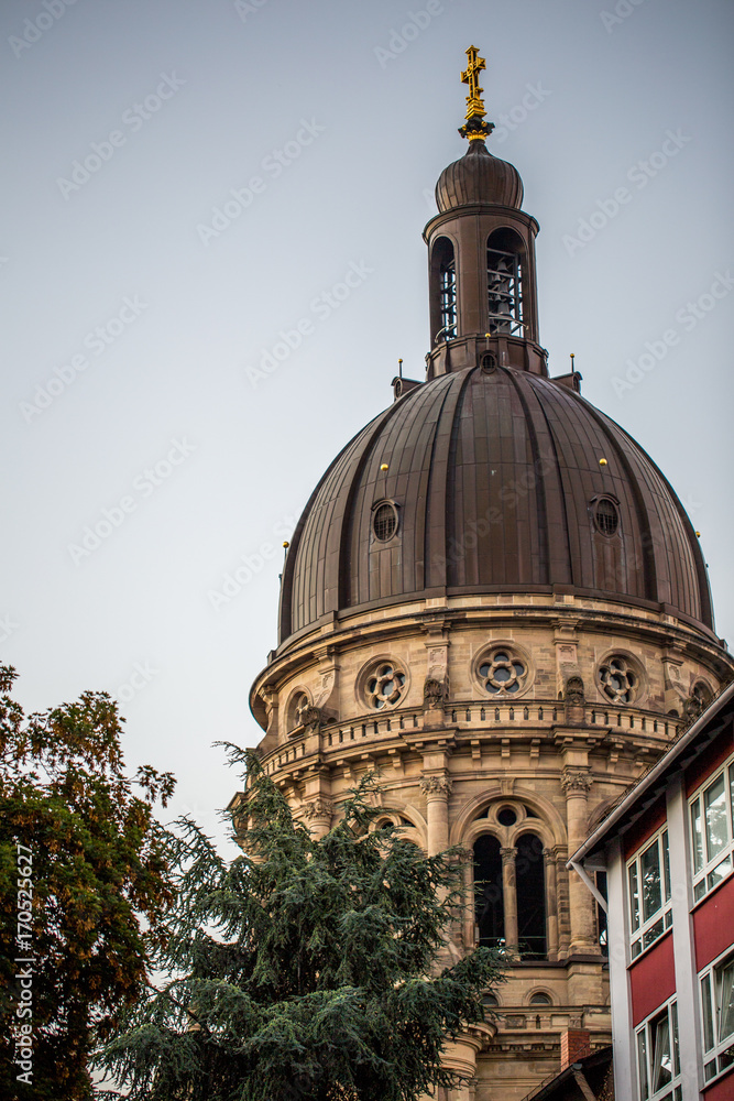 Turm der Christuskirche in Mainz