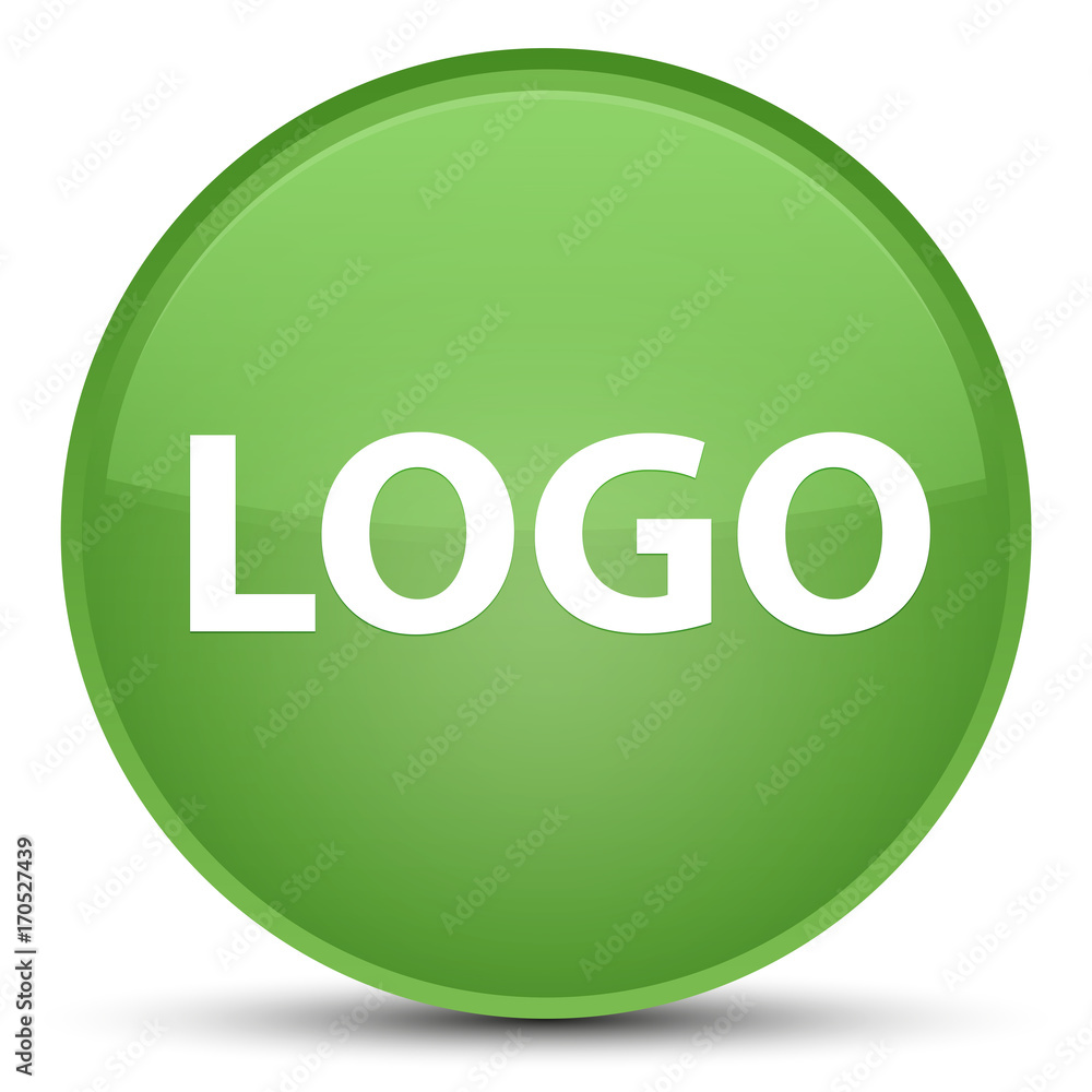 Logo special soft green round button Logo special soft green round button